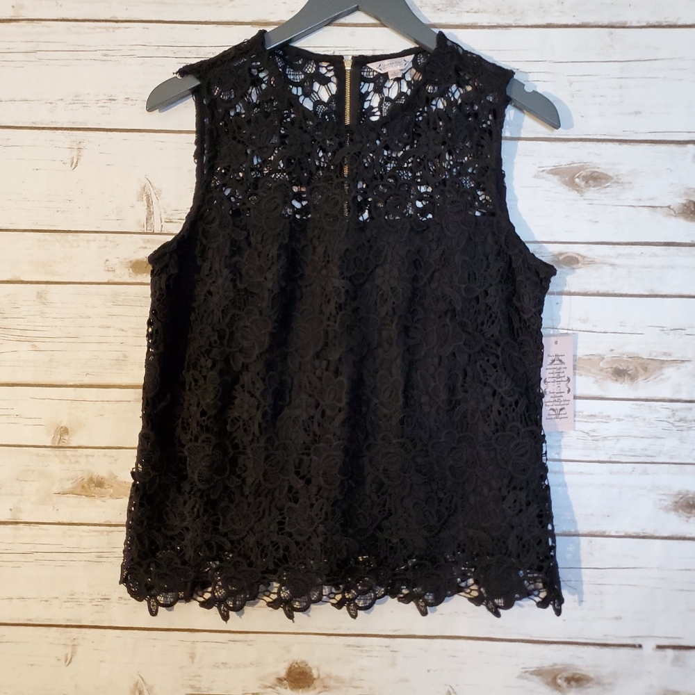 Nanette Lapore eyelet tank Women's size M